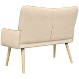 Kauč za dvoje Krema 115 x 61 x 87 cm tkanina | shoptok.hr