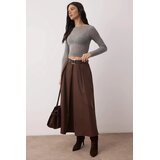 TRENDYOLMILLA Ženska suknja TWOAW26ET00168, Braon | Eponuda.com