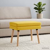  Klupa s dvostrukim slojem Svijetlo žuta 60 x 40 x 46 cm Tkanina | Eponuda.com