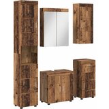  Set namještaja za kupaonicu TULUM 5 pcs Staro drvo | Eponuda.ba