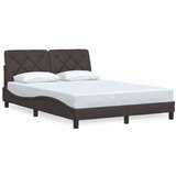  Posteljni okvir brez vzmetnice temno rjav 120x200 cm blago, (21792180) | Shoptok.si