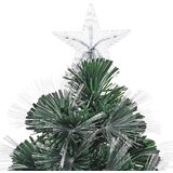 vidaXL Umestno božično drevo z dekorativnimi lučmi Zelena 210 cm PVC | Shoptok.si