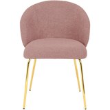 Mömax stol, les, kovina, tekstil pink | Shoptok.si