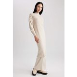 Defacto Regular Fit Half Turtleneck Long Sleeve Trico Dress | shoptok.hr