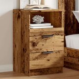 vidaXL Nočna omarica starinski les 40x36x65 cm inženirski les | Shoptok.si