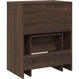 vidaXL Toaletni stolić sa stolcem smeđa boja hrasta 60 x 40 x 113,5 cm | shoptok.hr