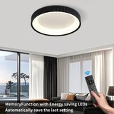  Brilagi - LED prigušiva stropno svetlo FALCON MODERN LED/54W/230V 60 cm crna +daljinski upravljač | Eponuda.com
