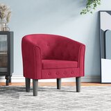 vidaXL fotelj vinsko rdeče žamet | Shoptok.si