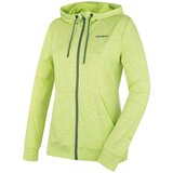 Husky Women's hooded sweatshirt Alony L bright green Cene
