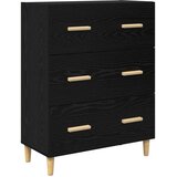  Highboard Crni hrast 69,5 x 32,5 x 180 cm Konstruirano drvo | shoptok.hr