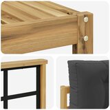  Set vanjskih sofa 4 kom. Bijela i antracit Poliester | shoptok.hr