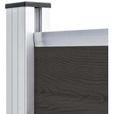 PANEL za ogradu WPC 95 x 186 cm crni | Eponuda.ba