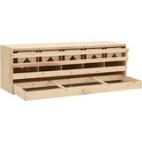  Gnijezdo za nesilice s 5 odjeljaka 117x33x38cm masivna borovina | shoptok.hr