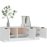 TV ormarić bijeli 102 x 35 x 36,5 cm od konstruiranog drva | Eponuda.com