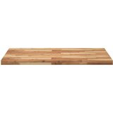 Stolna ploča 80 x 70 x 4 cm pravokutna od masivnog drva bagrema | shoptok.hr