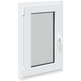  Prozor za podrum RISOR Bijeli 50 x 75 cm PVC i staklo - Bijeli 50 x 75 cm (trostruki sloj) Nagibanje i okretanje lijevo | shoptok.hr