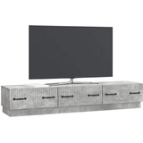 TV ormar Betonska siva 147 x 34,5 x 27 cm Konstruirano drvo | shoptok.hr