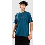 Santa Cruz Tonal Opus Dot Stripe T-shirt dark teal | Shoptok.si