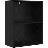 vidaXL Knjižna polica Črna Orehovina 60 x 30 x 76.5 cm Konstruiran les, (5000201294) | Shoptok.si