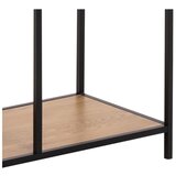 Actona Crna/u prirodnoj boji biblioteka u dekoru hrasta 77x185x35 cm Seaford – | shoptok.hr