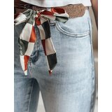 DStreet Spodnie damskie jeansowe MISSBELT niebieskie | shoptok.hr