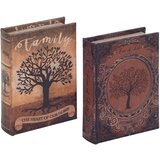 Signes Grimalt Košare, škatle in košarice Knjige Book Set 2 Enoti Kostanjeva Cene