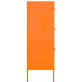 vidaXL Ormarić s ladicama narančasti 80 x 35 x 101,5 cm čelični | shoptok.hr