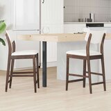  Trpezarijske stolice 2 pcs Svijetlosmeđa 48 x 49 x 95 cm - Svijetlosmeđa i svijetla | shoptok.hr