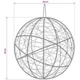  Božićni vrh svjetla 2 kom. 1000 LED lampica Višebojno - Šareni Ø 40 x 42 cm 2 | shoptok.hr