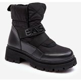 Kesi Women's Insulated Zipper Snow Boots Black Zeva Cene