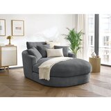Bobochic Paris Siv fotelj iz šenilje Belem – | Shoptok.si
