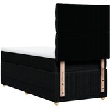  Box spring krevet s madracem crni 90x190 cm od tkanine | shoptok.hr