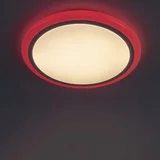 Leuchten Direct Moderna stropna svetilka bela z RGB LED z daljinskim upravljalnikom - Mars