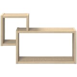  Polica na zidu Zidna montaža Smeđa 55 x 15 x 35 cm | shoptok.hr