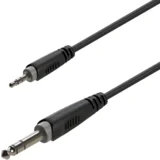 GL-JSmJS3 3.5mm jack muški stereo - 6.3mm jack muški stereo 3mt