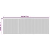  Tepih pravokutni crni 100 x 300 cm od bambusa | shoptok.hr