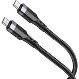 Borofone USB kabal BU35 Type-C to Type-C Influence 60W charging data cable black 1,2m, 3A Cijene