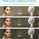 VOYOR namizno LED ogledalo za ličenje | Shoptok.si