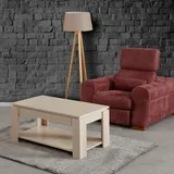 Club polica za sto, 104x47x56 cm, hrast