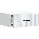  Stenski nočni omarici s predalom 2 pcs Bela 49 x 34,5 x 20 cm, (5000209981) | Shoptok.si