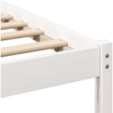  Krevetna konstrukcija Bijelo 160 cm x 200 cm Masivna borovina | shoptok.hr