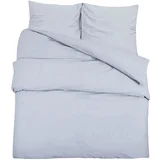 vidaXL Posteljnina siva 260x220 cm bombaž, (20916041)