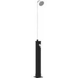  Solarni tuš s tuš glavom 20 l PVC, ABS, Legirani cink Crna | shoptok.hr