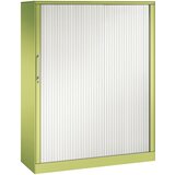 C+P Omara z rolojem ASISTO, višina 1617 mm, širina 1200 mm, rumeno zelene/prometno bele barve | Shoptok.si