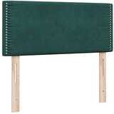 Box Spring krevet s madracem tamnozeleni 80x220 cm baršun | shoptok.hr