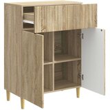  Strani šal Sonoma hrast 66 x 34,5 x 90 cm Inženirski les, (5000217491) | Shoptok.si