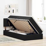 s od storage s madracem Crna 100 x 200 cm Baršun | shoptok.hr