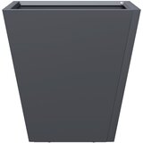  Vrtne sadilice 2 kom antracit 30x30x30 cm čelične | shoptok.hr