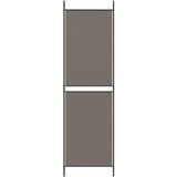 Sobna pregrada s 5 panela antracit 250 x 180 cm od tkanine | Eponuda.ba
