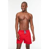 Trendyol Red Men's Basic Standard Size Sea Shorts Cene